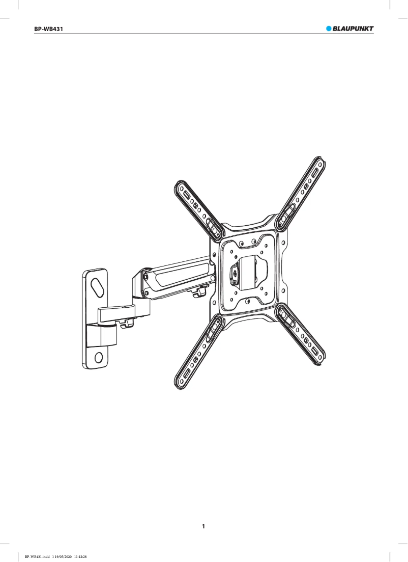 Image de la première page du manuel de l'appareil BP-WB431
