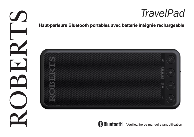 Page n°1 - Manuel utilisateur Roberts TravelPad