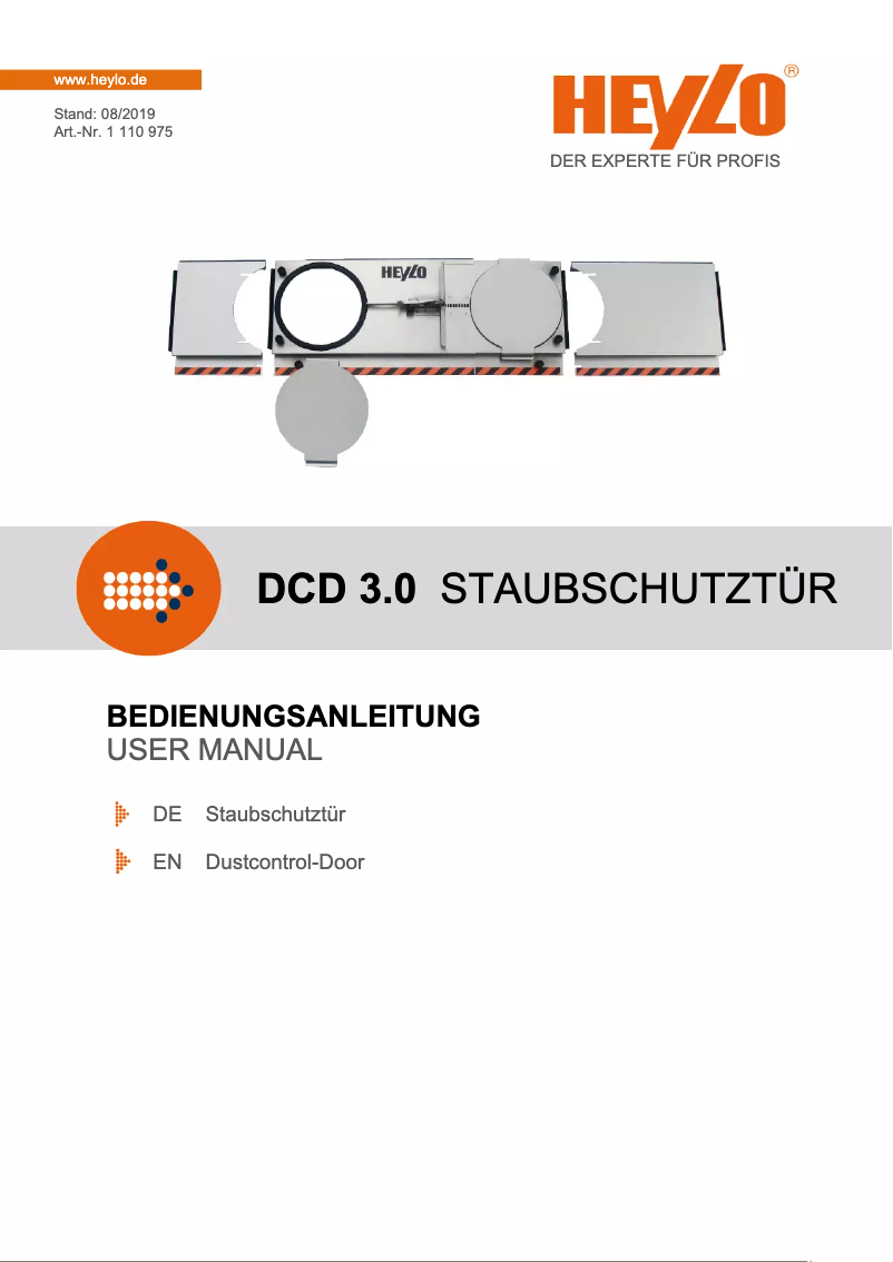 Page n°1 - Manuel utilisateur Heylo DCD 3.0