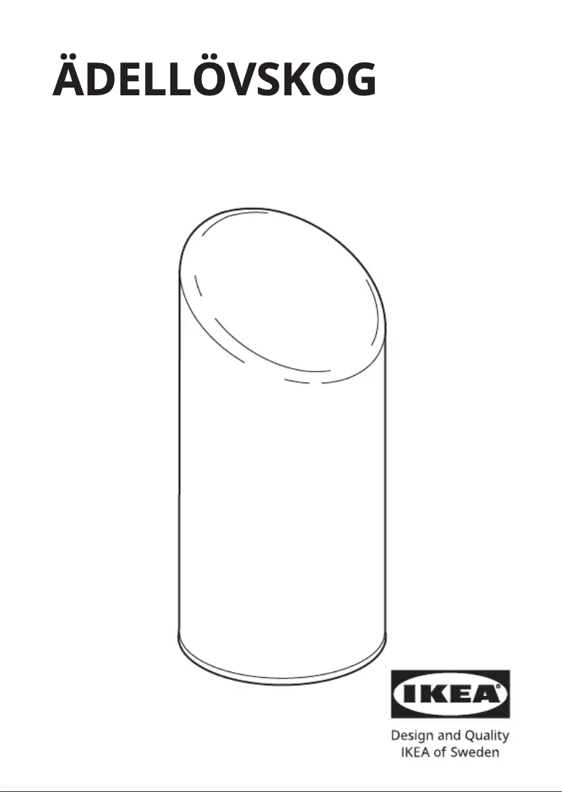 Image de la première page du manuel de l'appareil ÄDELLÖVSKOG 305.202.59