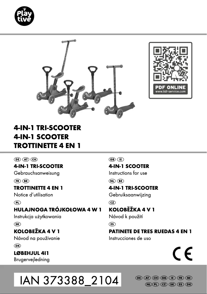 Image de la première page du manuel de l'appareil IAN 373388