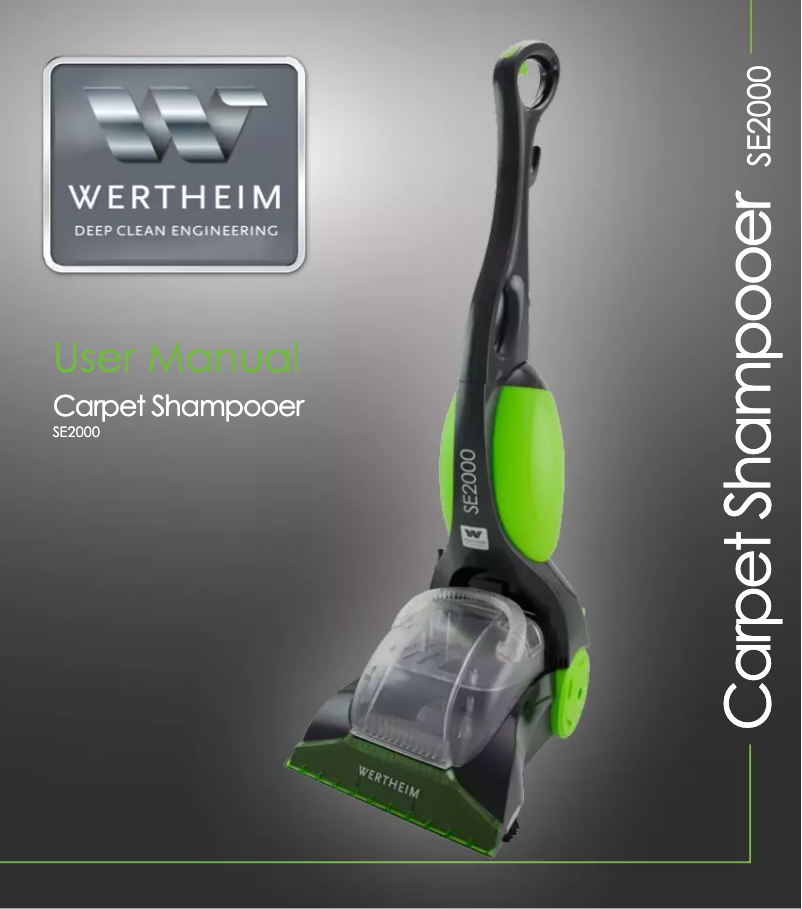 Image de la première page du manuel de l'appareil SE2000