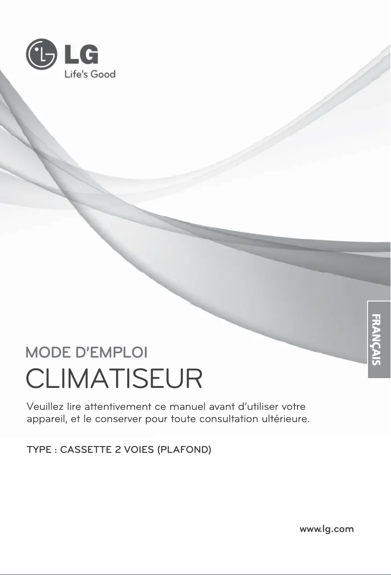 Page 1 de la notice Manuel utilisateur LG ARNU18GTLC2