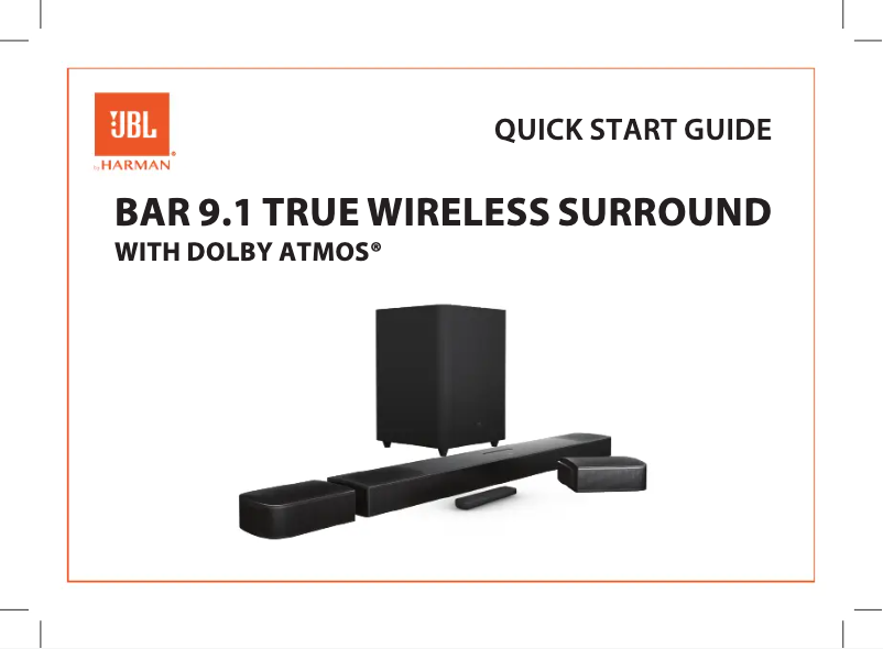 Image de la première page du manuel de l'appareil Bar 9.1 TWS