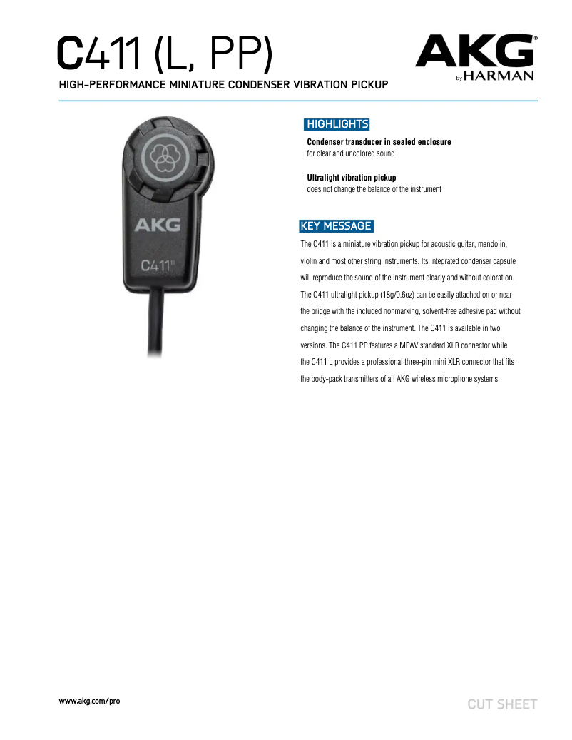 Image de la première page du manuel de l'appareil C 411