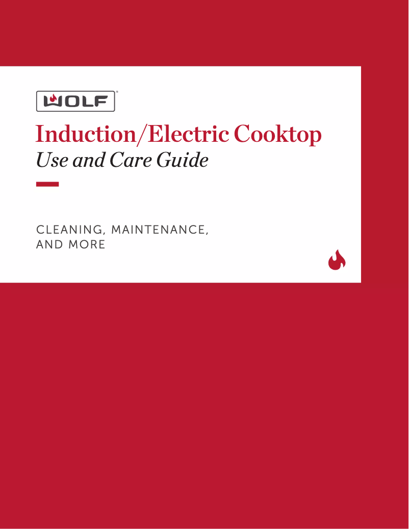 Page n°1 - Manuel d'utilisation et d'entretien Wolf CE304CB