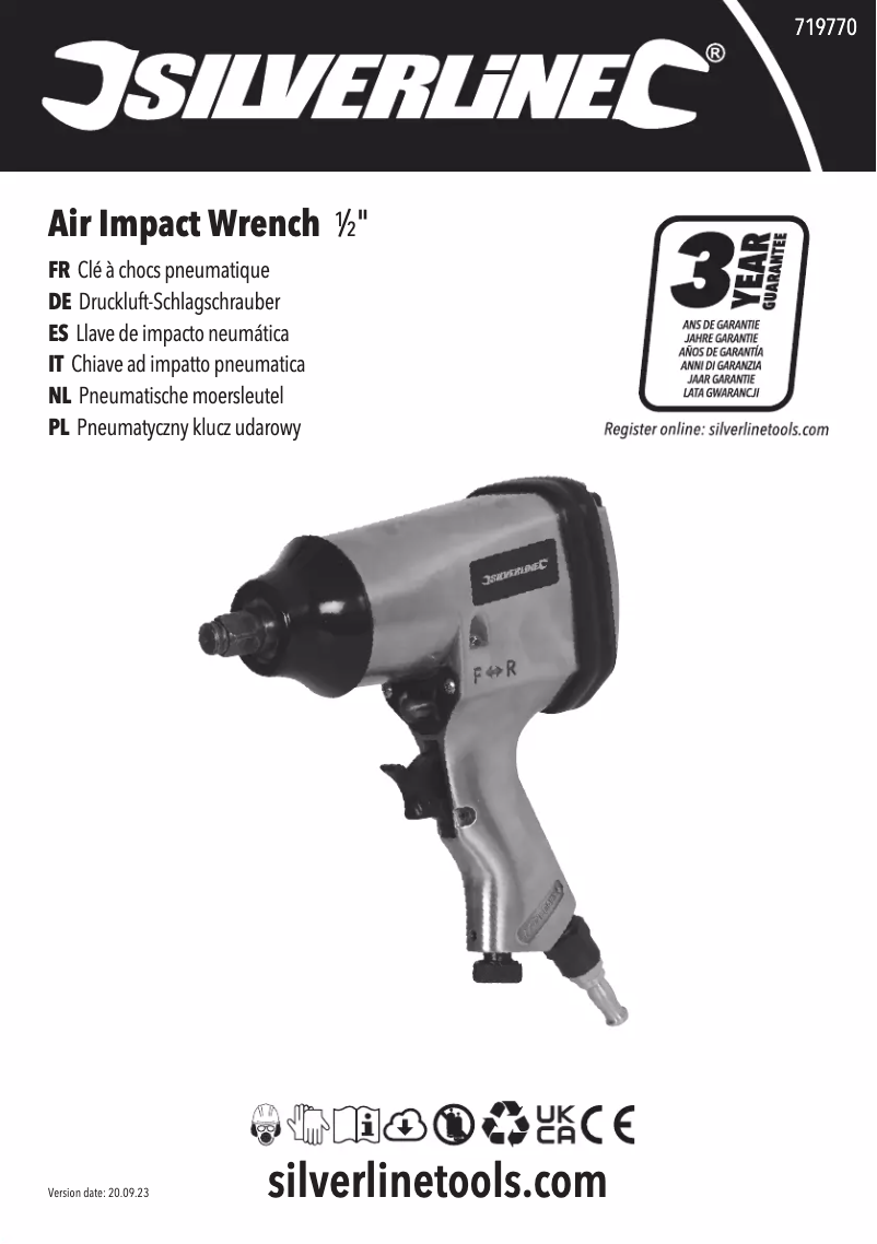 Imagen de la primera página del manual del dispositivo 719770