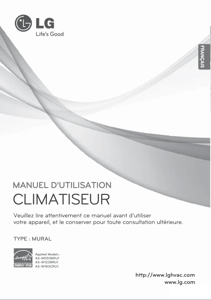 Image de la première page du manuel de l'appareil LAN180HSV