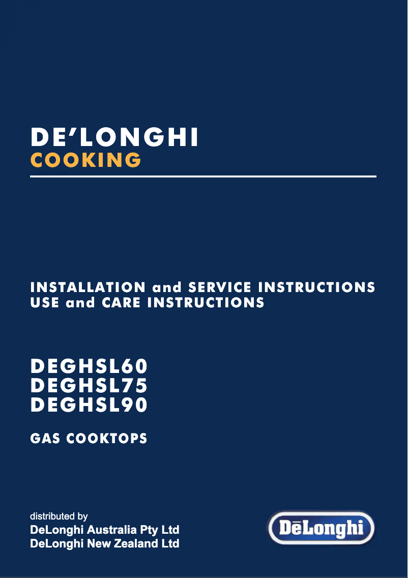 Page 1 de la notice Manuel utilisateur DeLonghi NSL 475 X