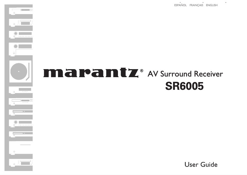 Página 1 del manual Manual de usuario Marantz SR6005