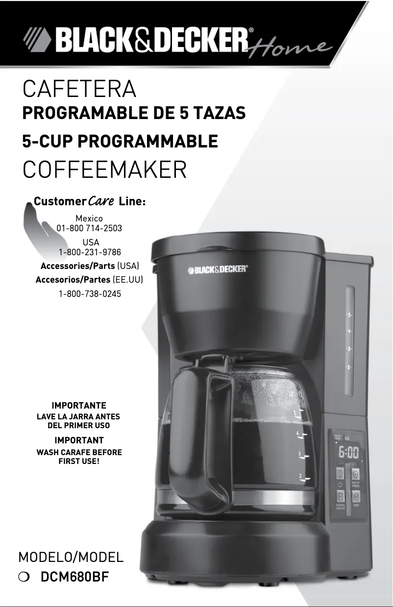 Imagen de la primera página del manual del dispositivo DCM680BF