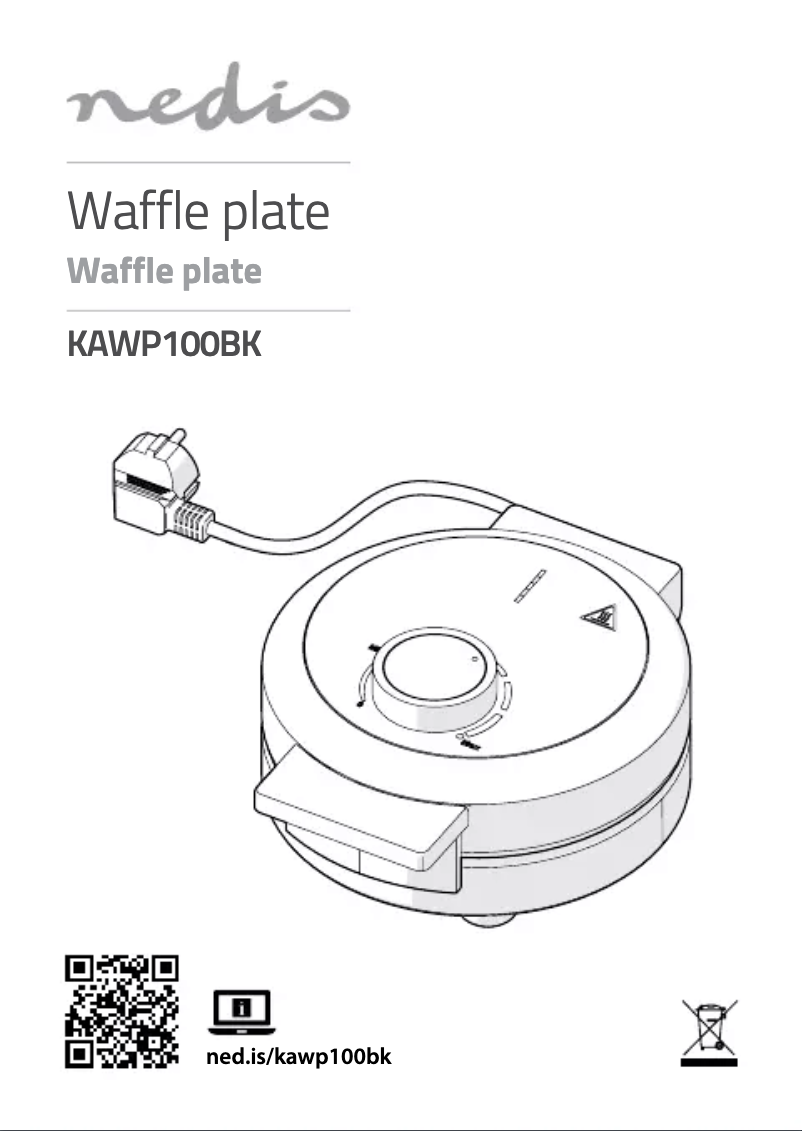 Image de la première page du manuel de l'appareil KAWP100BK