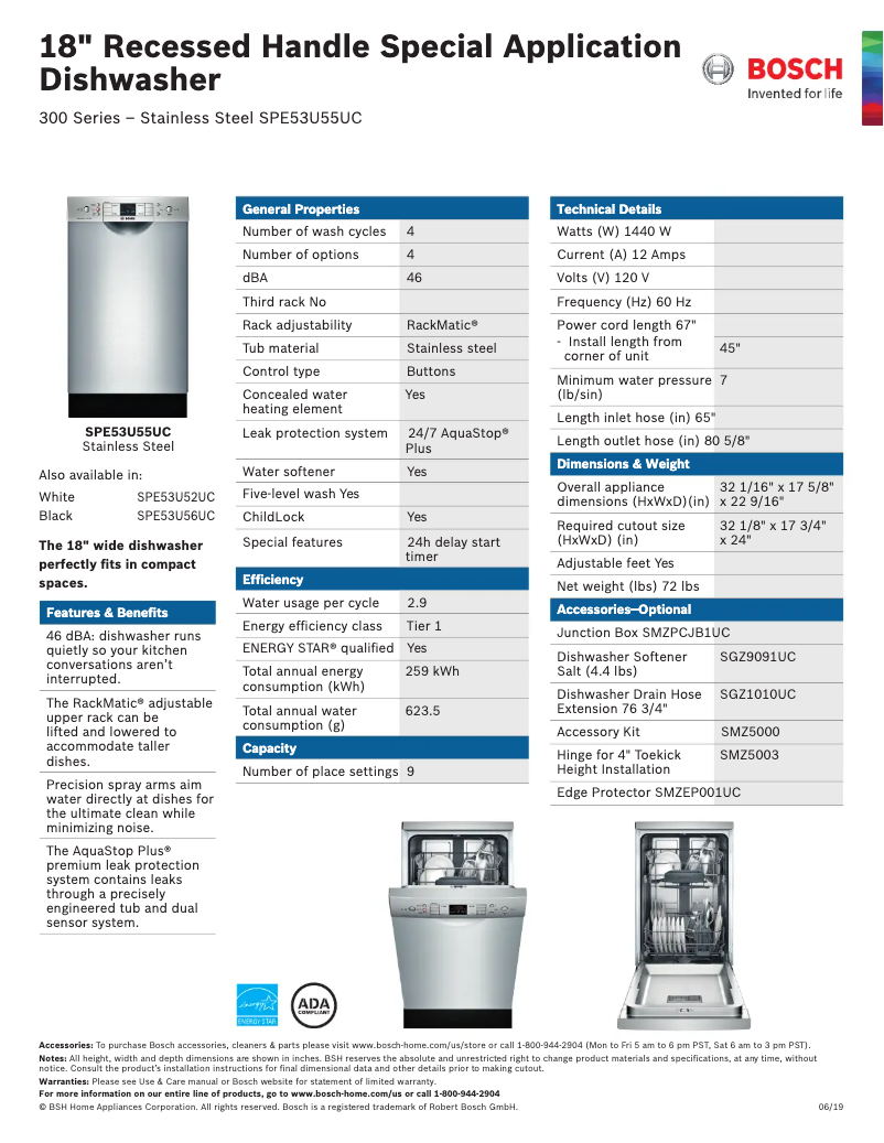 Image de la première page du manuel de l'appareil SPE53U55UC