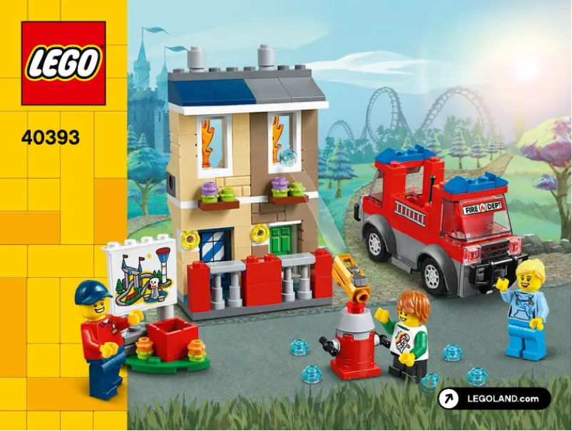 Image de la première page du manuel de l'appareil Legoland 40393