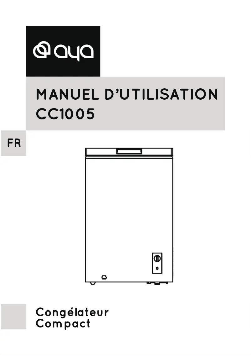 Image de la première page du manuel de l'appareil CC1005