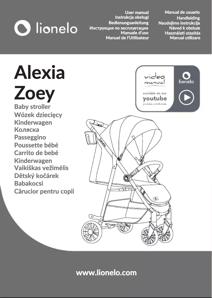 Image de la première page du manuel de l'appareil Zoey