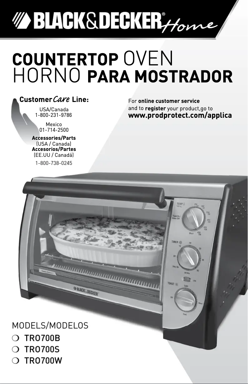 Page n°1 - Manuel utilisateur Black & Decker TRO700S