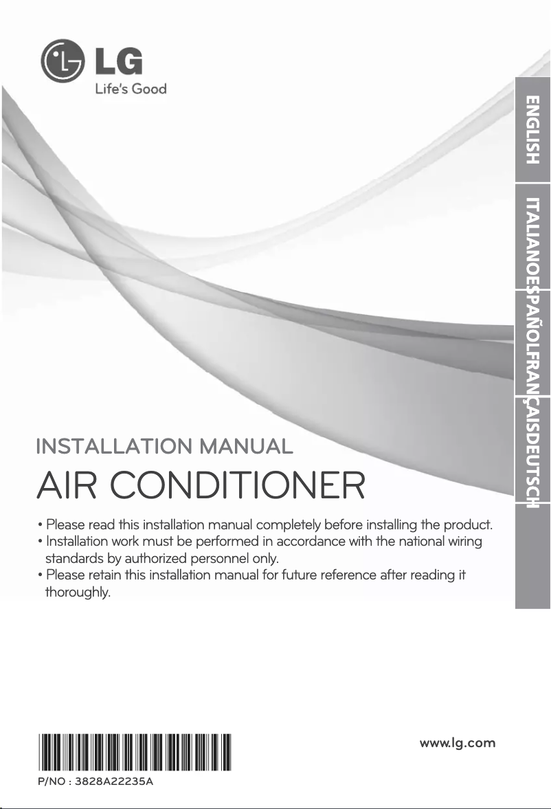 Página 1 del manual Guía de instalación LG MC24AHR