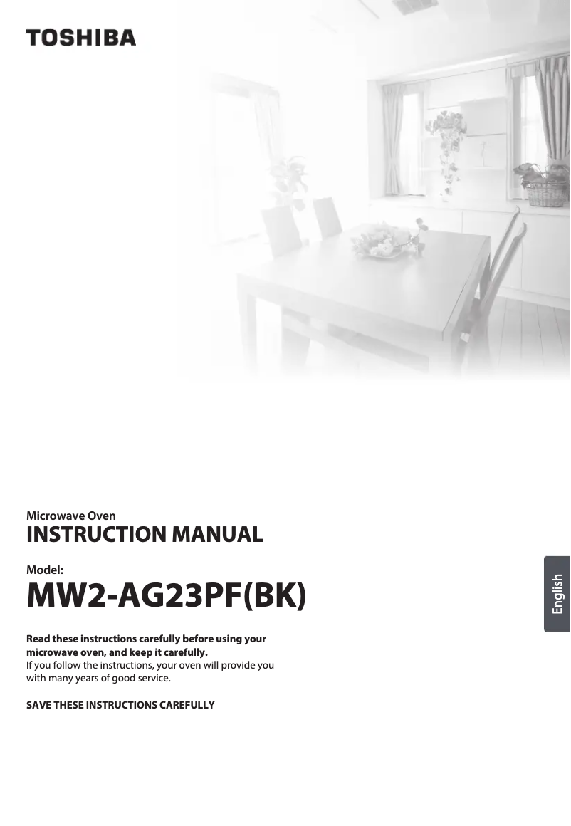 Page 1 de la notice Manuel utilisateur Toshiba MW-AG23PF(BK)