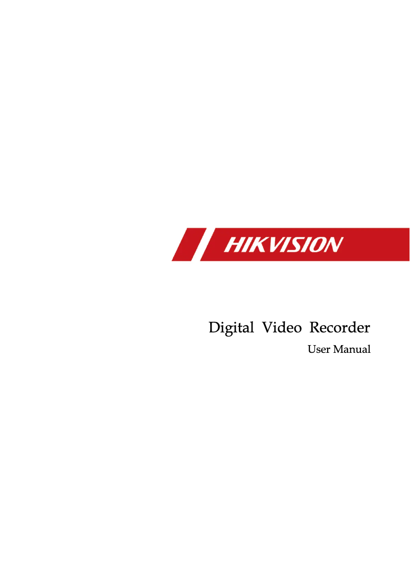 Página 1 del manual Manual de usuario Hikvision DS-9024HUHI-K8
