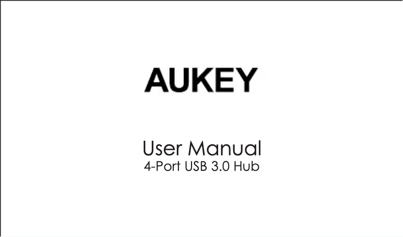 Página 1 del manual Manual de usuario Aukey CB-H36