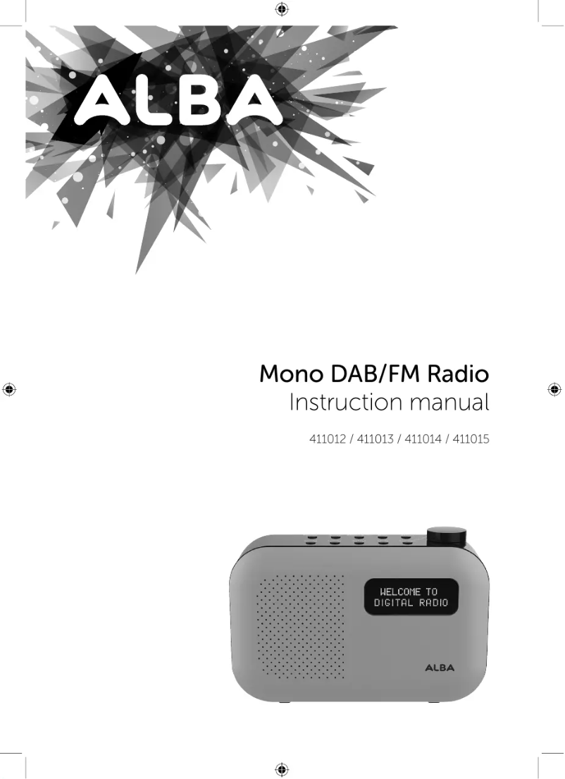 Page 1 de la notice Manuel utilisateur Alba Bernard