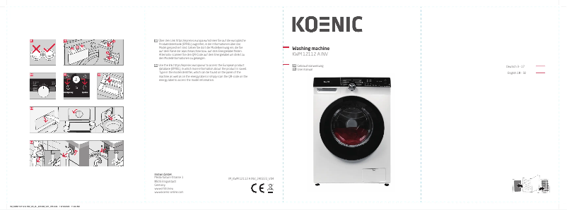 Image de la première page du manuel de l'appareil KWM 12112 A INV