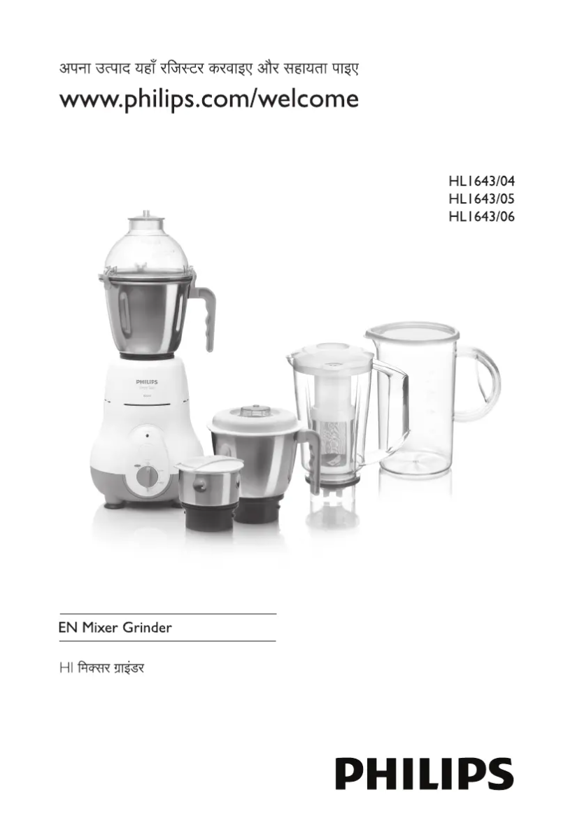 Página 1 del manual Manual de usuario Philips Avance Collection HL1643