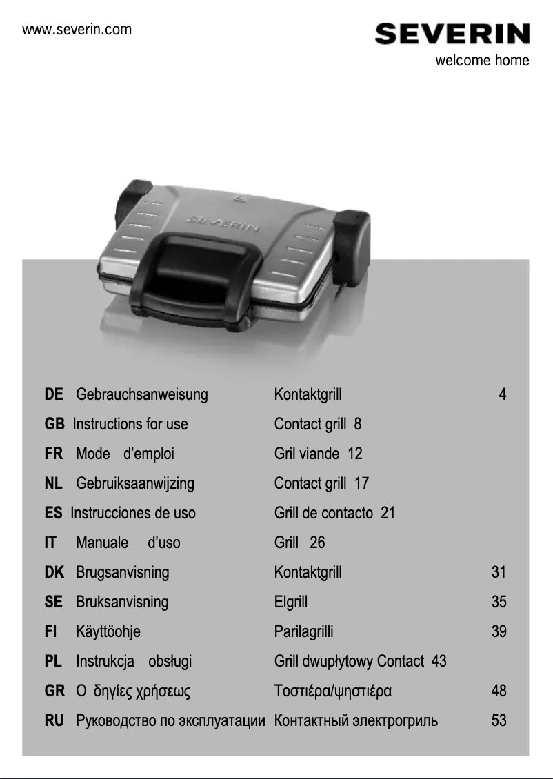 Image de la première page du manuel de l'appareil KG 2389