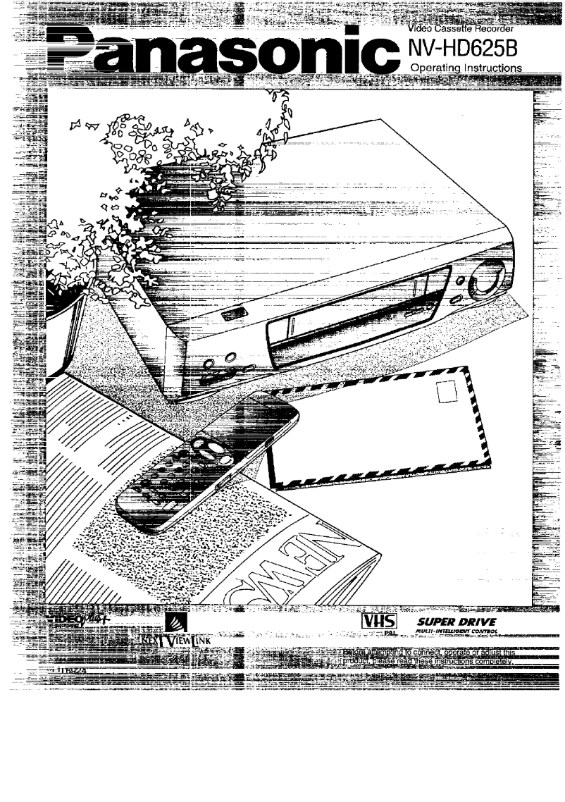 Image de la première page du manuel de l'appareil NV-HD625B