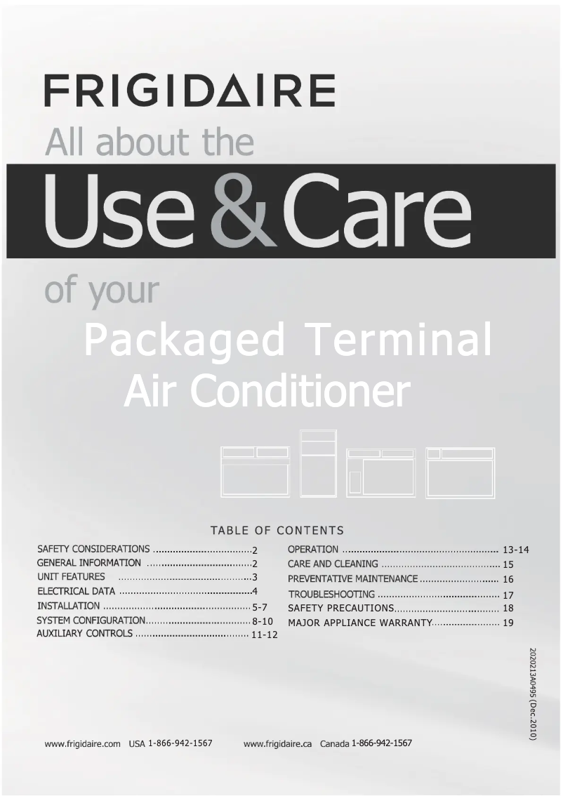 Page n°1 - Guide d'installation Frigidaire FRP15ETT2R