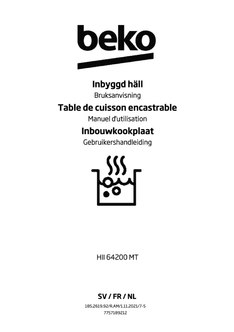 Image de la première page du manuel de l'appareil HII64200MT