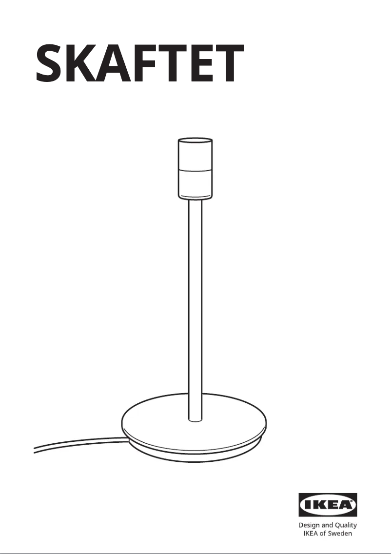 Image de la première page du manuel de l'appareil SKAFTET 004.346.68