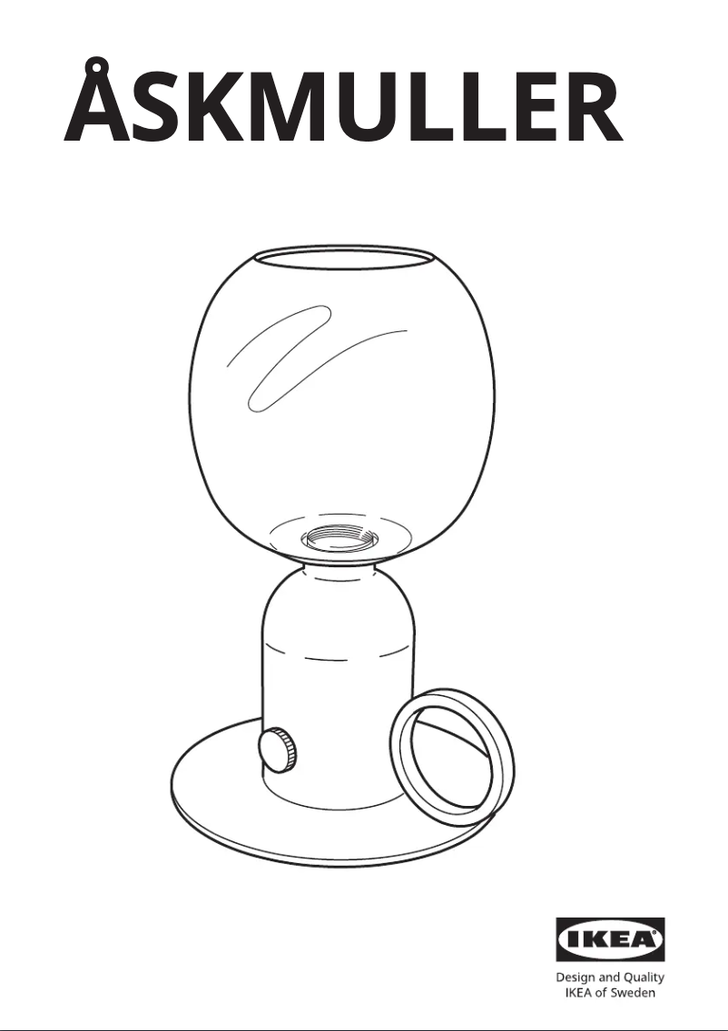 Image de la première page du manuel de l'appareil ÅSKMULLER 105.373.26