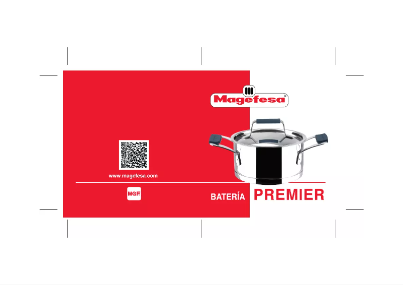 Image de la première page du manuel de l'appareil Premier