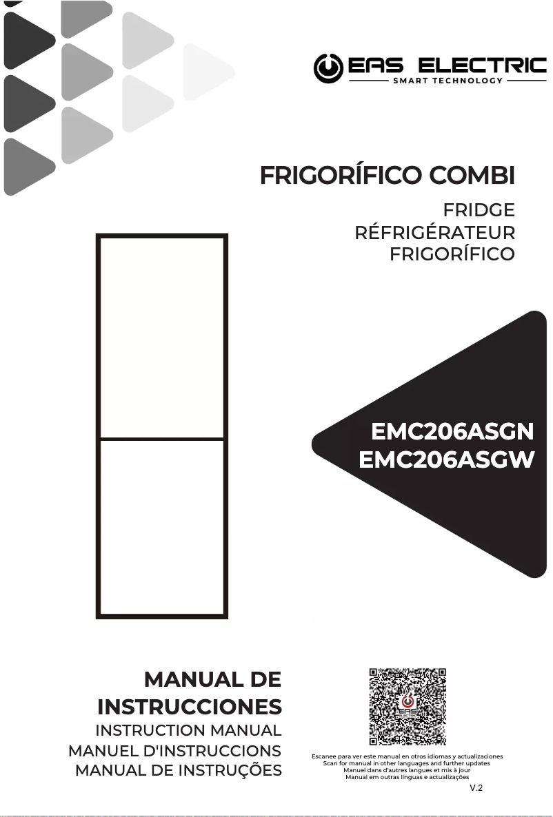 Page n°1 - Manuel utilisateur EAS Electric EMC206ASGN