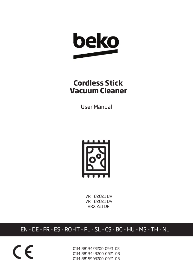Page n°1 - Manuel utilisateur Beko VRT 82821 BV