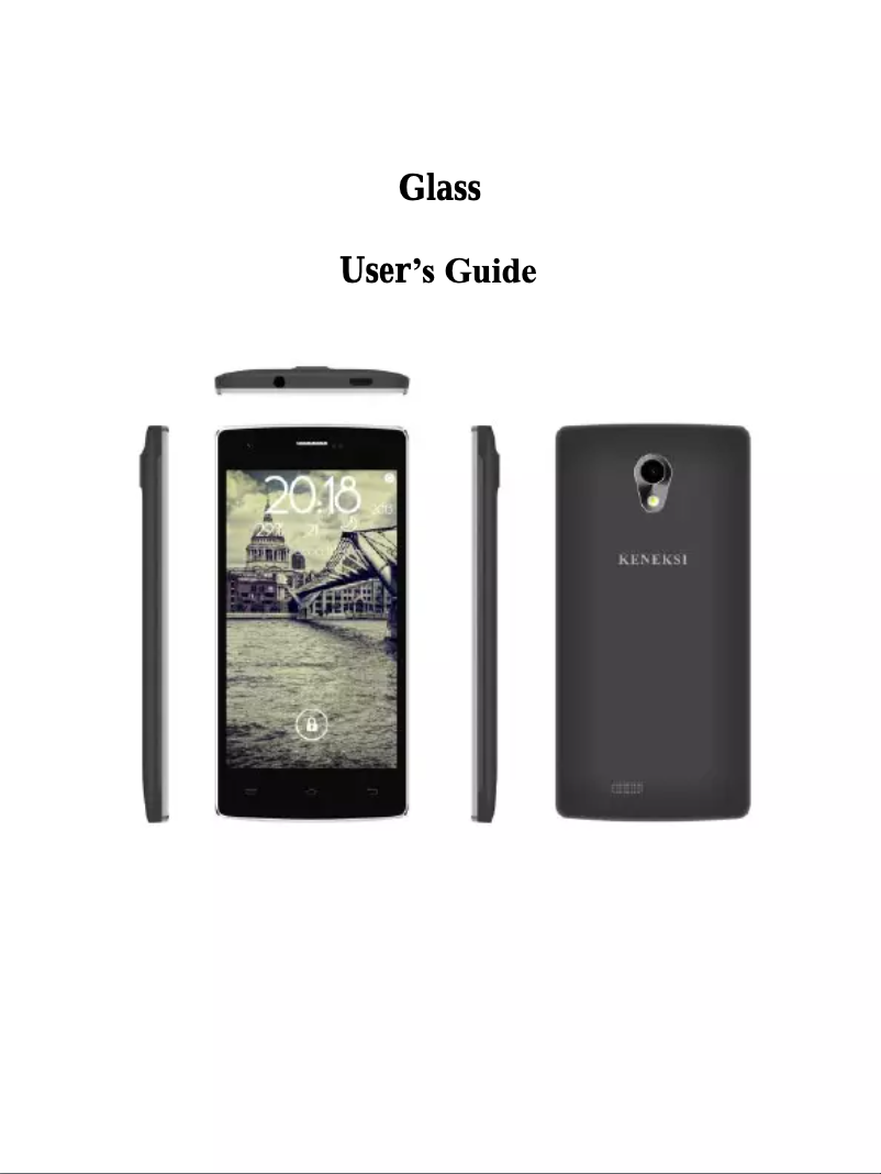 Page 1 of the manual User Manual Keneksi Glass
