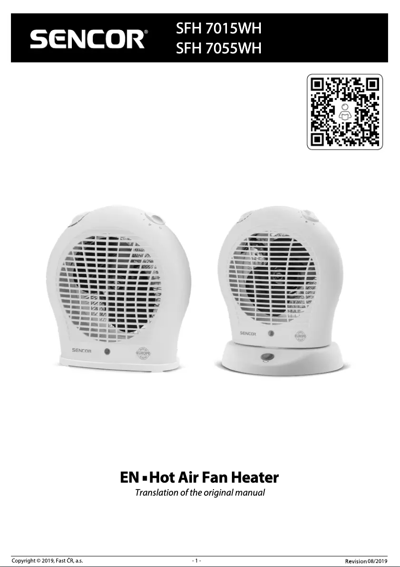 Image de la première page du manuel de l'appareil SFH 7015WH