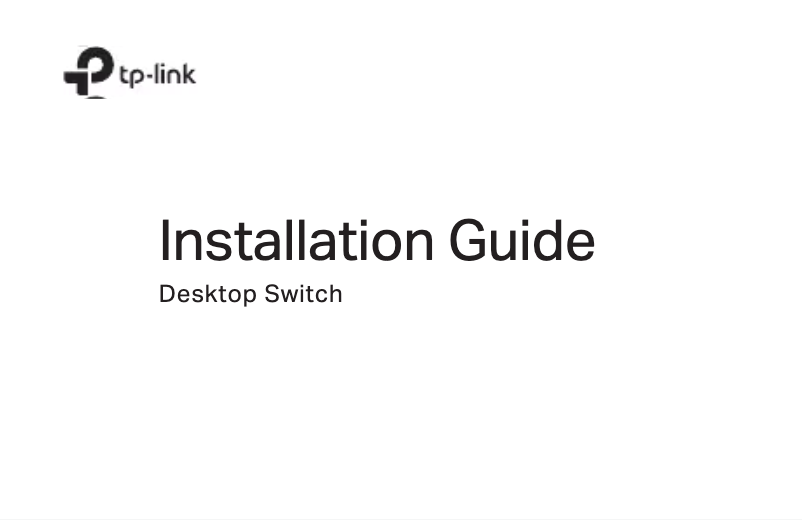 Page 1 de la notice Guide d'installation TP-Link TL-SF1008D