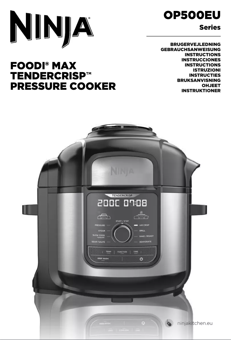 Page 1 de la notice Manuel utilisateur Ninja Foodi Max OP500EU