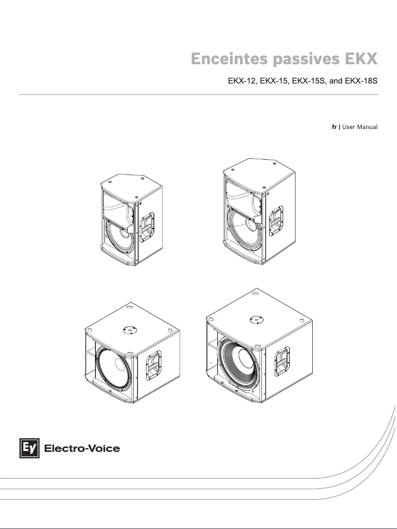 Image de la première page du manuel de l'appareil EKX-15