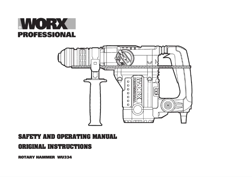 Image de la première page du manuel de l'appareil WU334