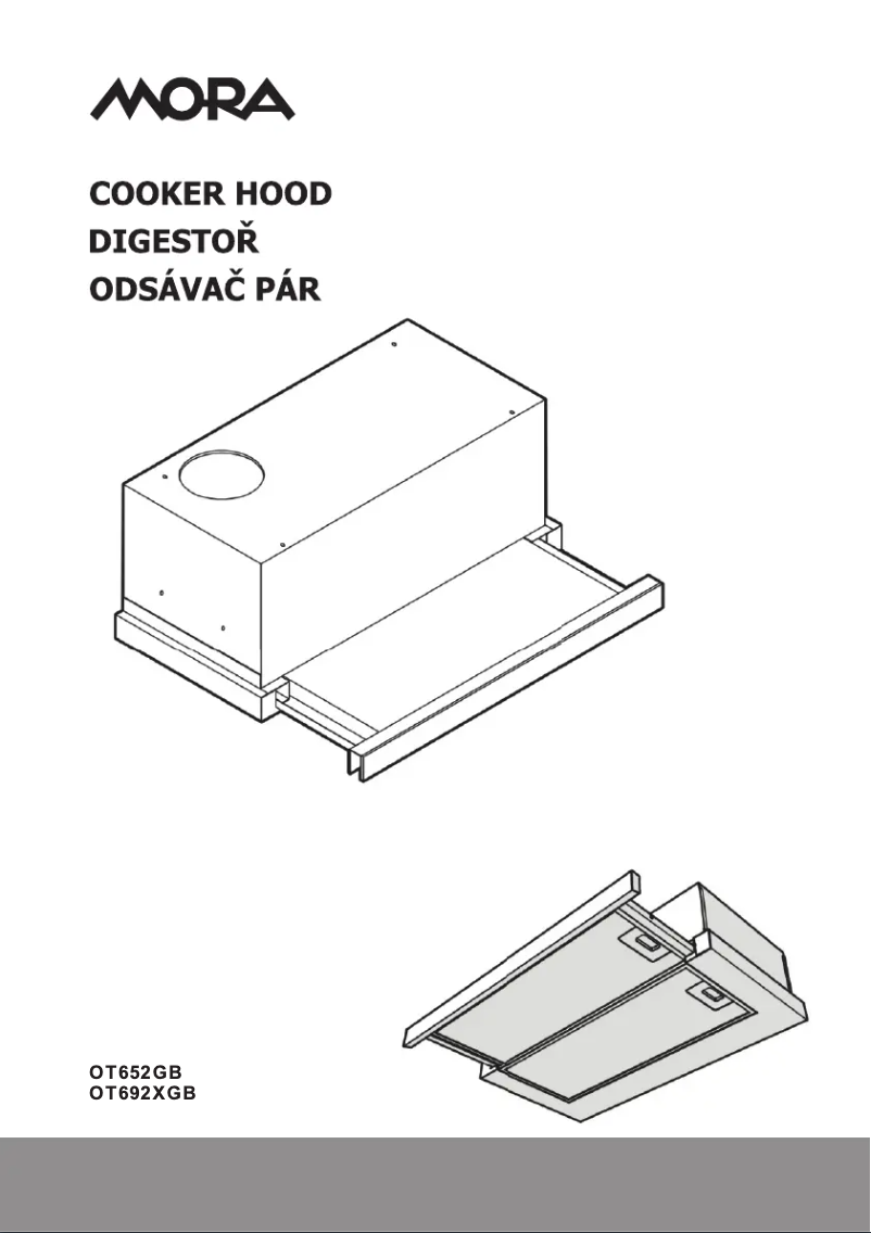 Page 1 de la notice Manuel utilisateur Mora OT 652 GB