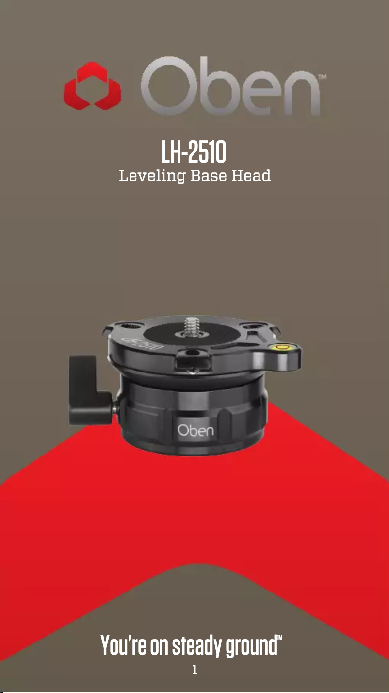 Page n°1 - Manuel utilisateur Oben LH-2510