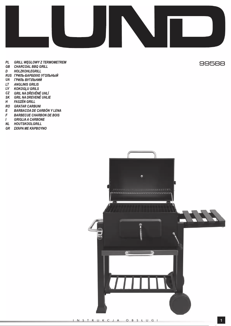 Page 1 de la notice Manuel utilisateur Lund 99588