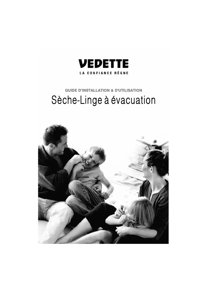 Page 1 de la notice Manuel utilisateur Vedette VST1300