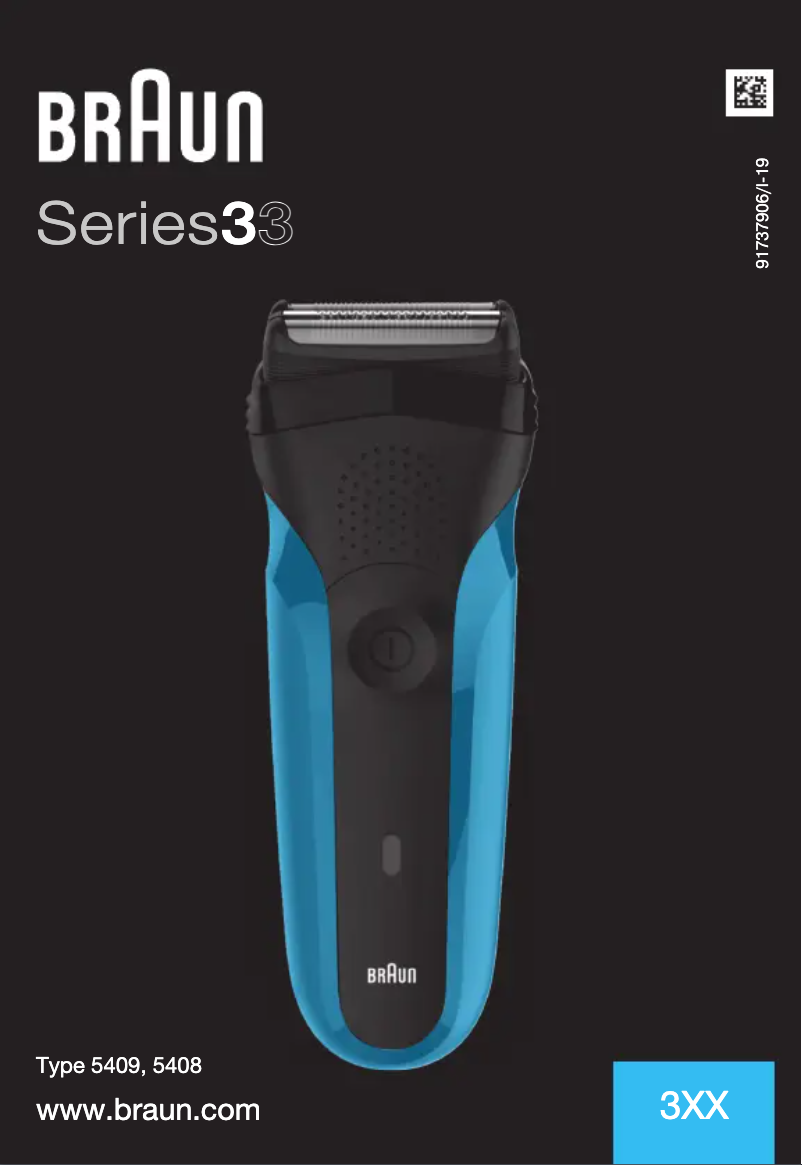 Page 1 de la notice Manuel utilisateur Braun Series 3 300BT