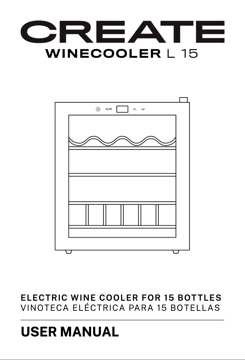 Page 1 de la notice Manuel utilisateur Create Winecooler L15