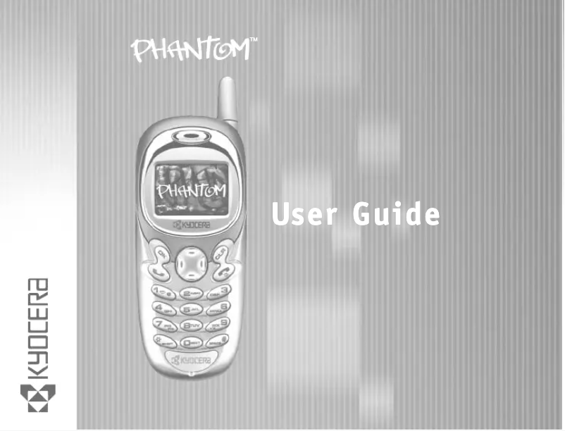 Image de la première page du manuel de l'appareil Phantom